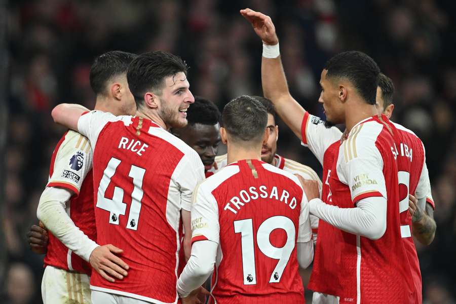 El Arsenal celebró una nueva goleada en la Premier