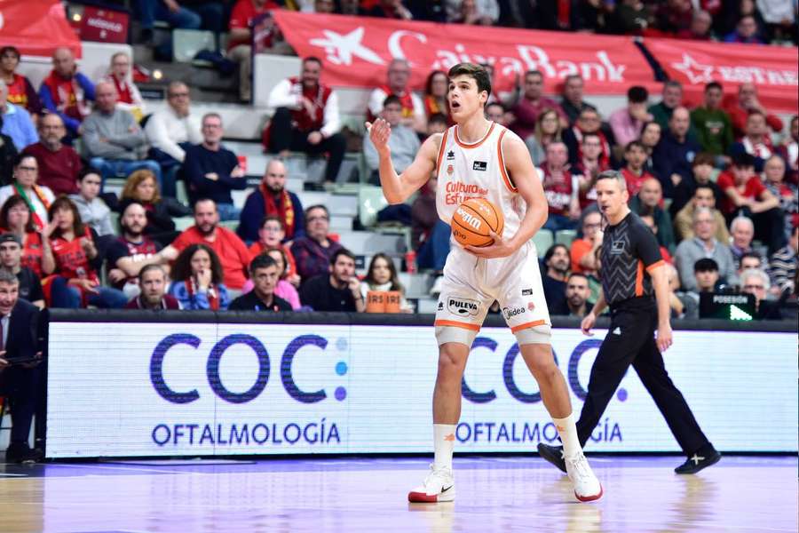Jaime Pradilla, jugador del Valencia Basket