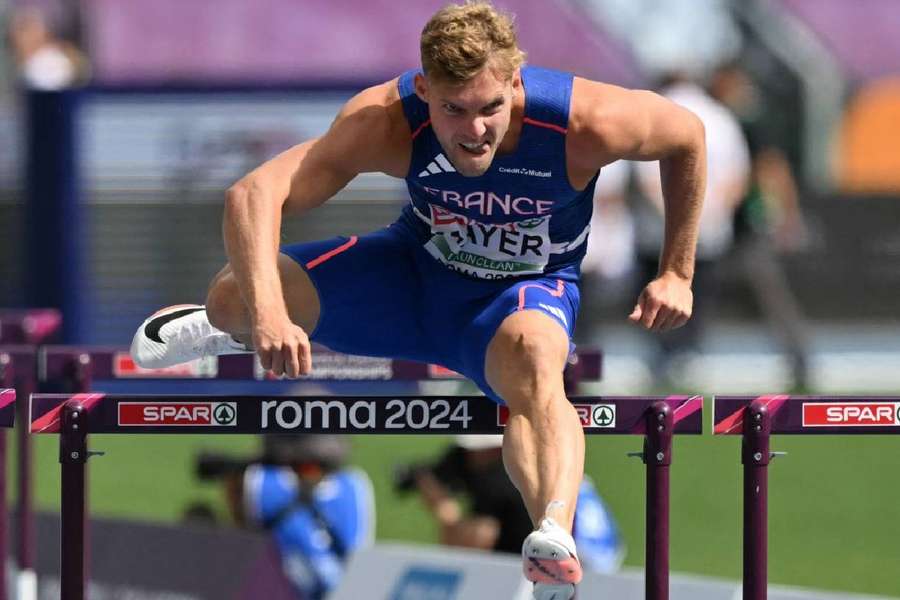 Kevin Mayer lors des championnats d'Europe de Rome en juin