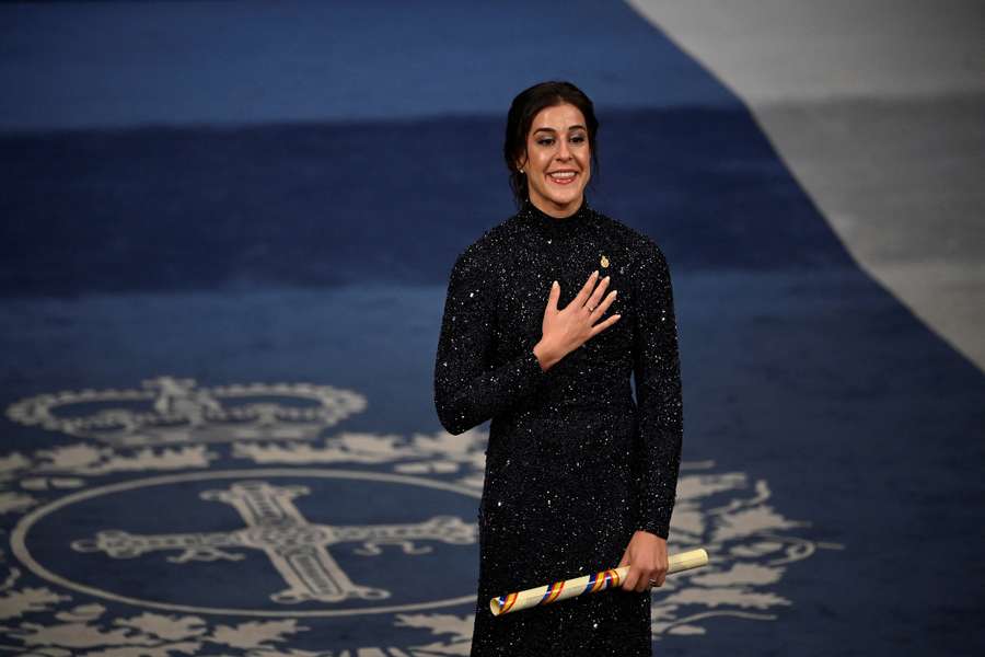 Carolina Marín recibe el Premio Princesa de Asturias