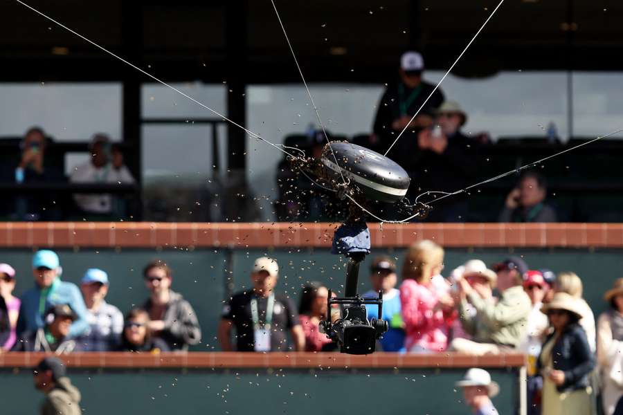  Indian Wells: le api fermano match tra Alcaraz e Zverev, lo spagnolo punto al volto