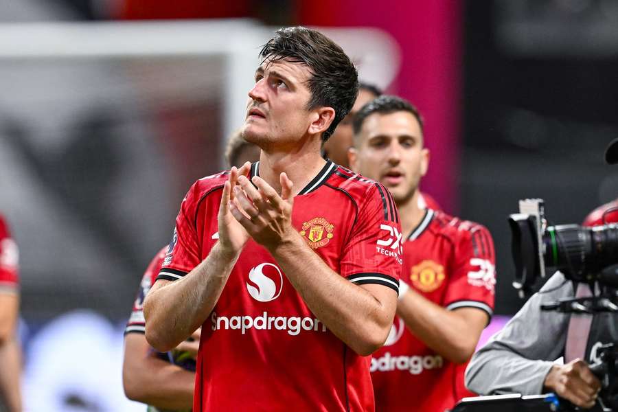 Harry Maguire during a pre-season game with Manchester United