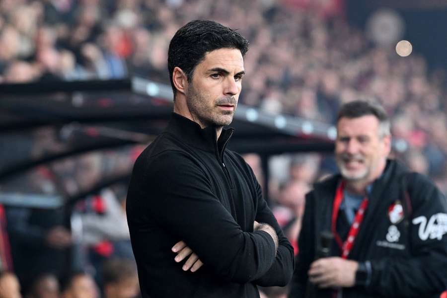 Arteta se mostró decepcionado por la derrota de su equipo ante el Bournemouth