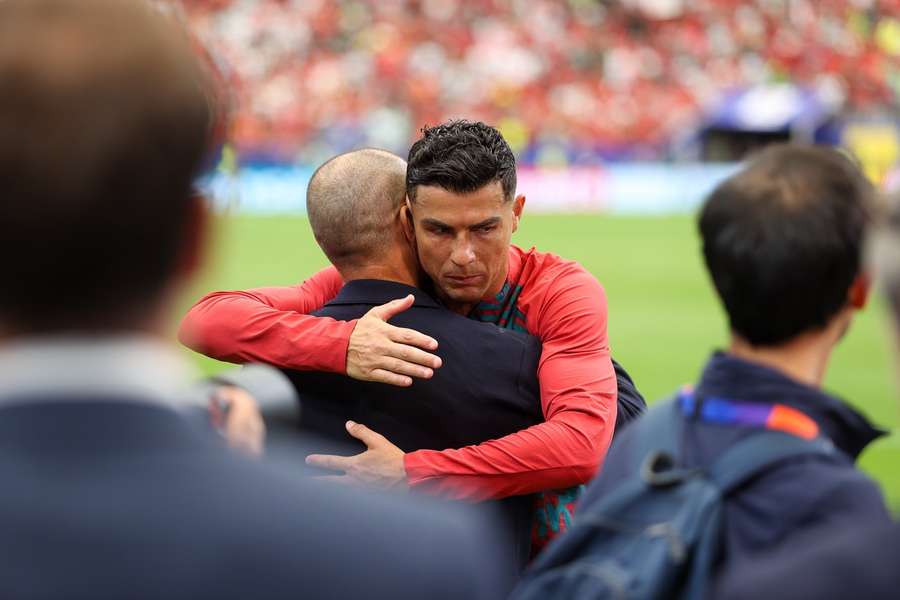 Fabio Cannavaro și Cristiano Ronaldo