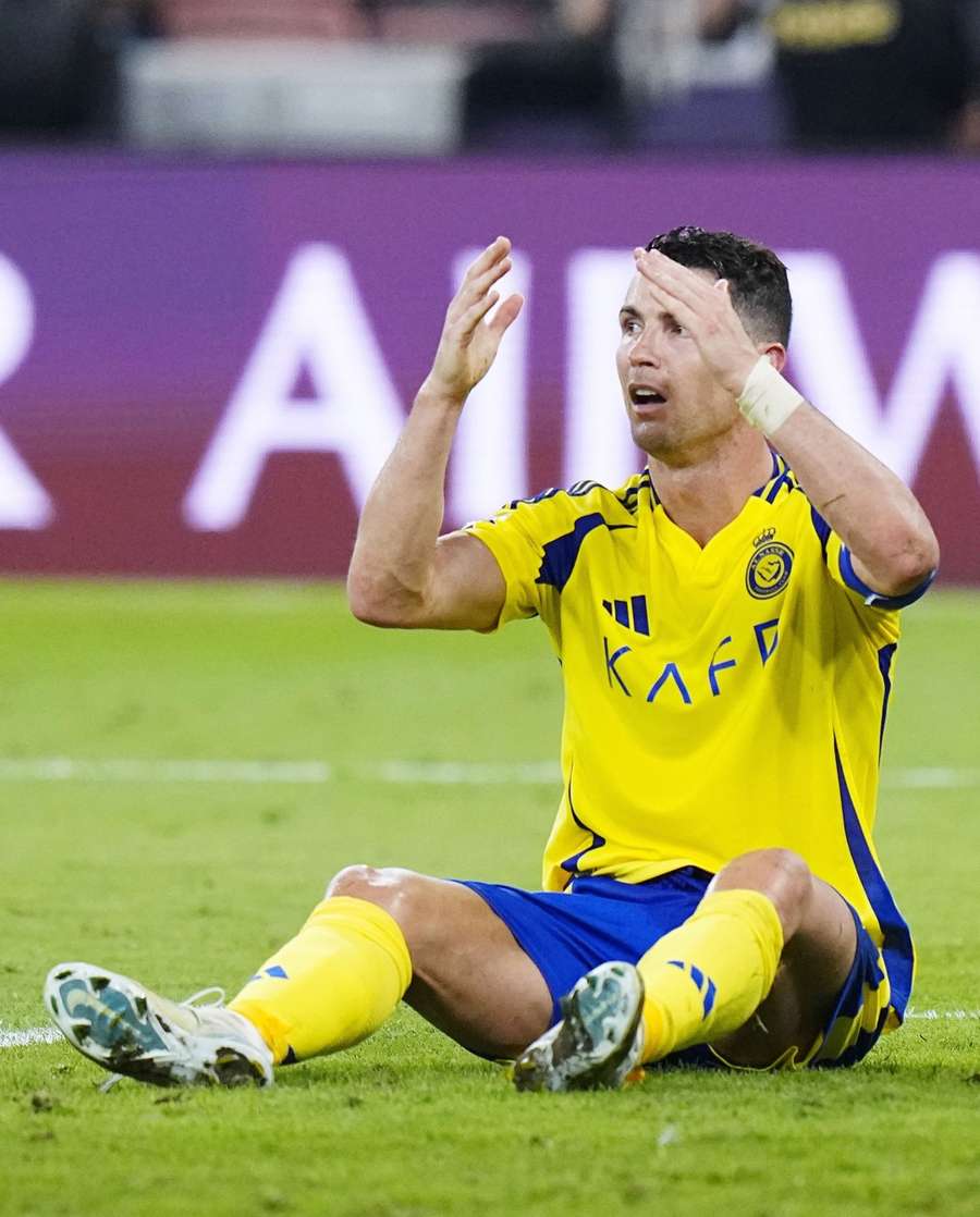 Cristiano Ronaldo reacts after missing a chance for Al-Nassr against Japan's Kawasaki Frontale in the AFC Champions League semifinal on April 30, 2025 Cristiano Ronaldo reacts after missing a chance for Al-Nassr against Japan's Kawasaki Frontale in the AFC Champions League semifinal on April 30, 2025