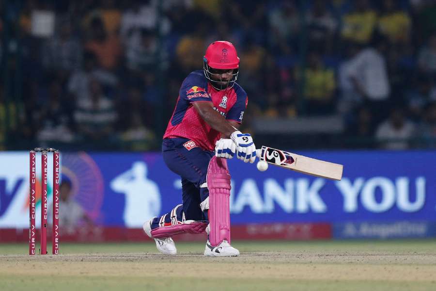 Sanju Samson in action Sanju Samson in action