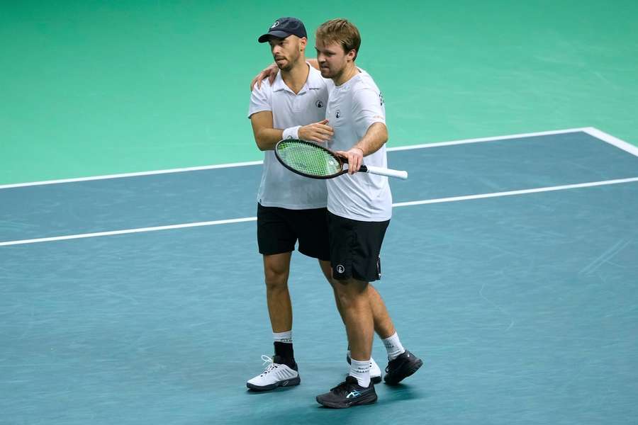 Pütz (l.) und Krawietz holten den entscheidenden Punkt für Deutschland