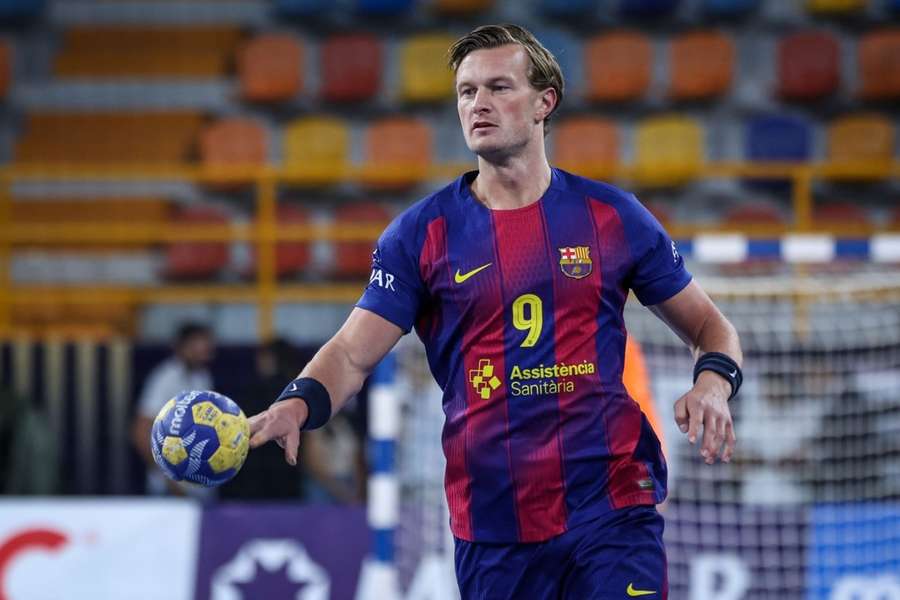 Jonathan Carslbogard, del Barça, en la final del Mundial de Clubes