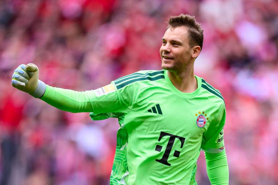 Manuel Neuer avec le Bayern Munich samedi dernier.