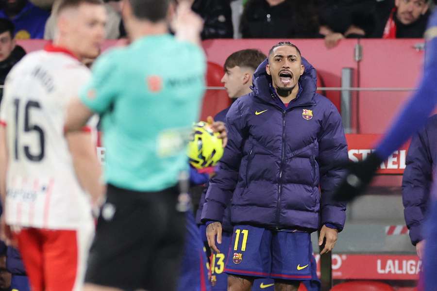 Raphinha atentou para disparidade de critérios de arbitragem Raphinha atentou para disparidade de critérios de arbitragem