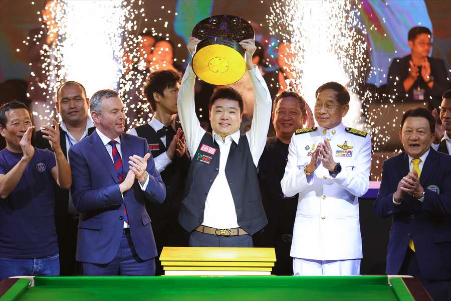 Ding Junhui was victorious in the final of the Six Red World Championship