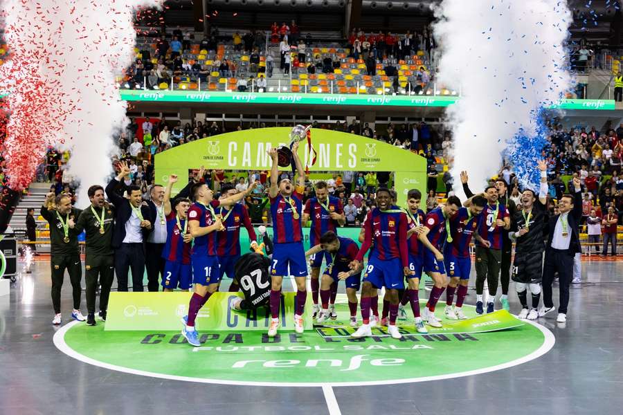 Barcelona campeão da Taça de Espanha de Futsal 2024