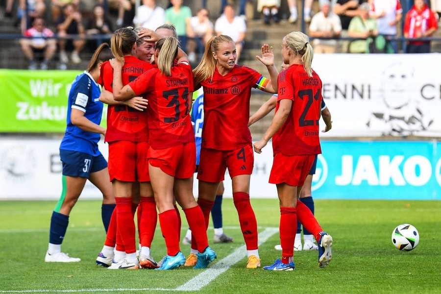 Der FC Bayern feierte den vierten Dreier in Folge gegen Turbine Potsdam.