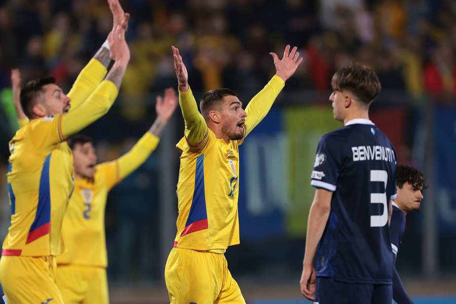 În meciul tur din preliminarii, România s-a impus cu 5-1 pe terenul celor din San Marino