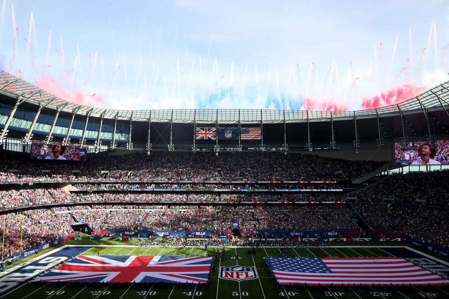 Er worden NFL-wedstrijden gespeeld op Wembley en in het stadion van de Spurs
