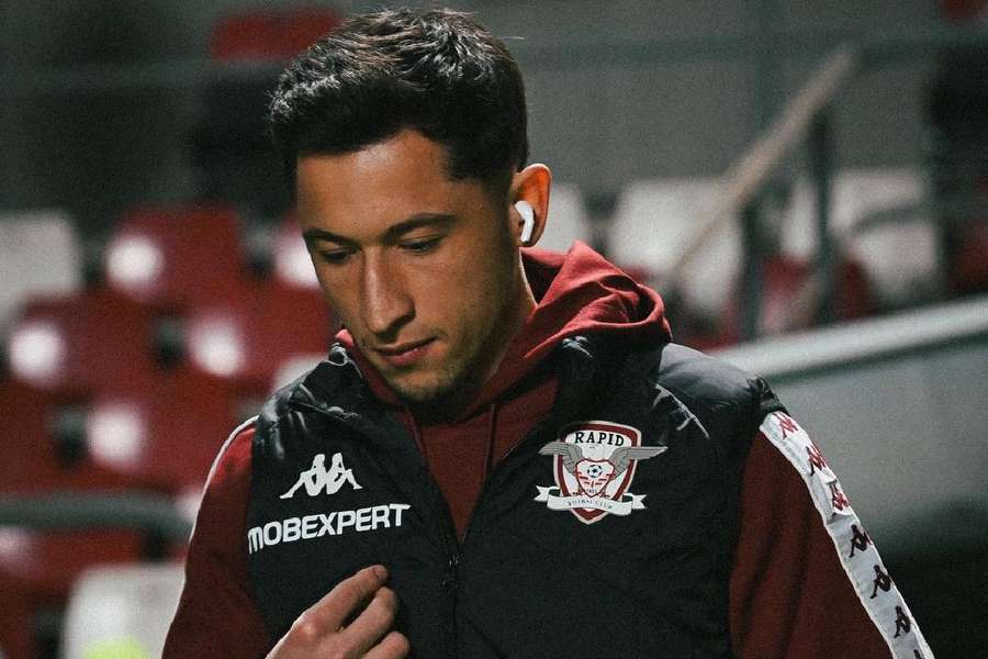 Olimpiu Moruțan a avut o prestație bună la debutul său într-un meci din Superligă pentru Rapid