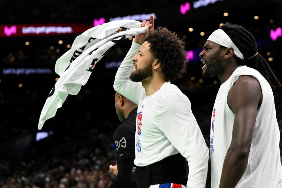 The Detroit Pistons pulled off a big win against the Miami Heat in the NBA on Saturday. The Detroit Pistons pulled off a big win against the Miami Heat in the NBA on Saturday.