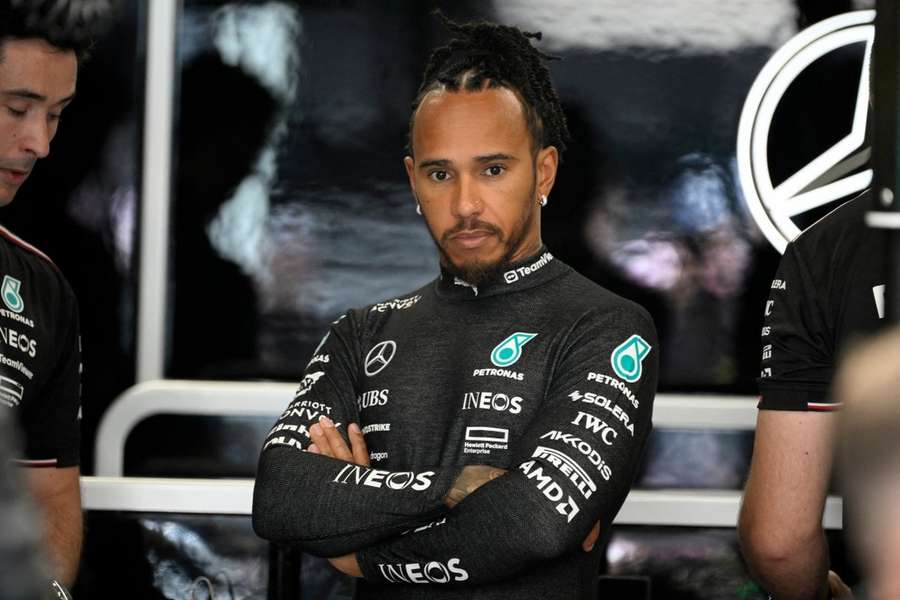 Lewis Hamilton à Barcelone.