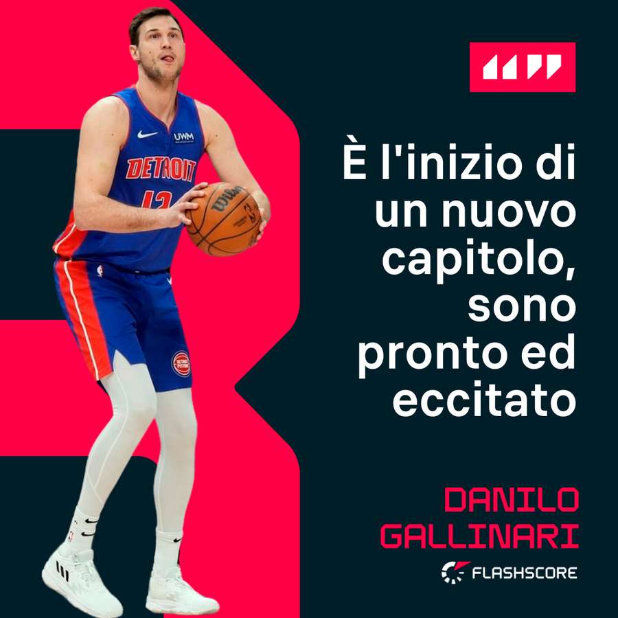 Danilo Gallinari, nuovo giocatore dei Bucks
