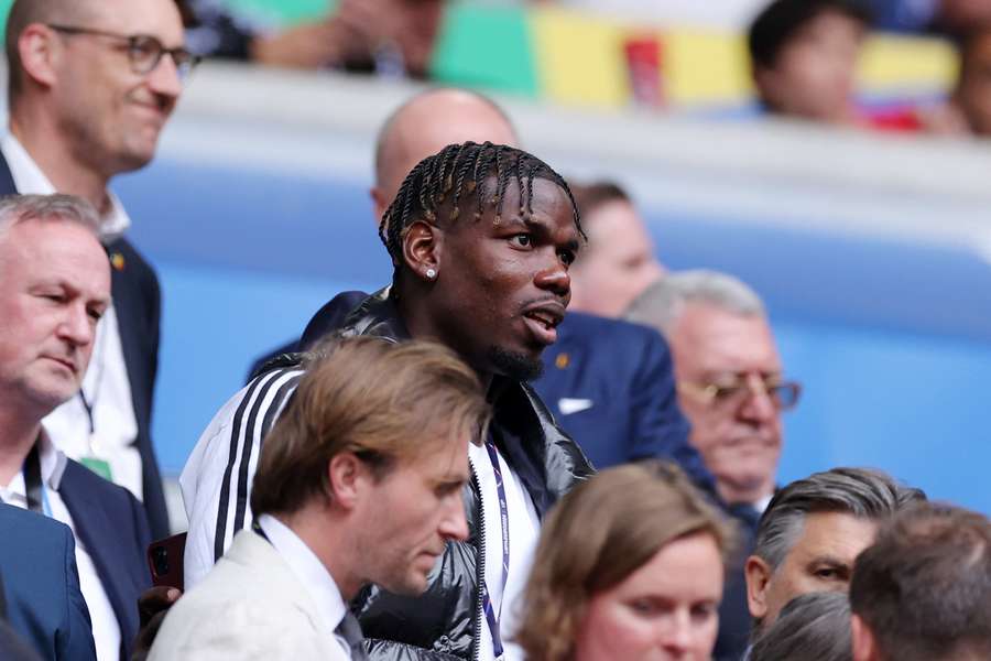 Paul Pogba durant l'Euro 2024.