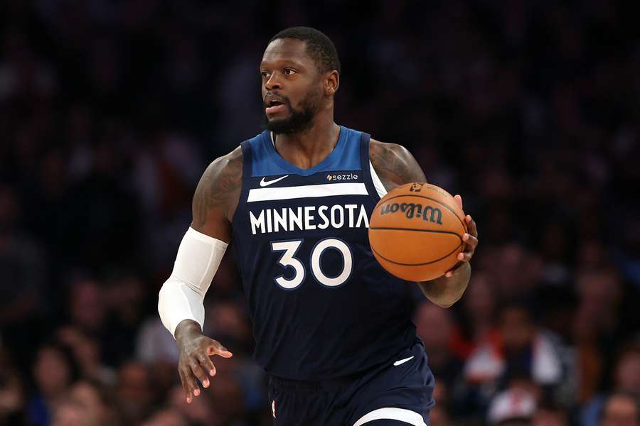 Minnesota Timberwolves' Julius Randle in action against the New York Knicks (2025)