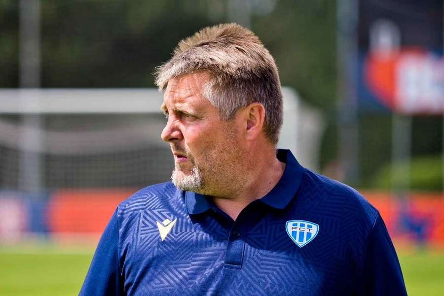 Trenér Táborska Miloslav Brožek.