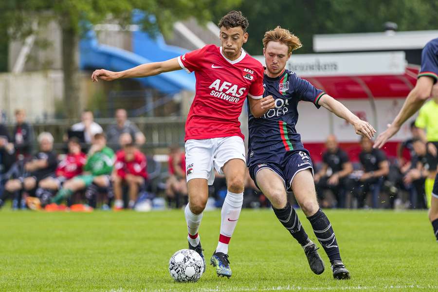 Zico Buurmeester speelde begin juli nog in een oefenwedstrijd voor AZ