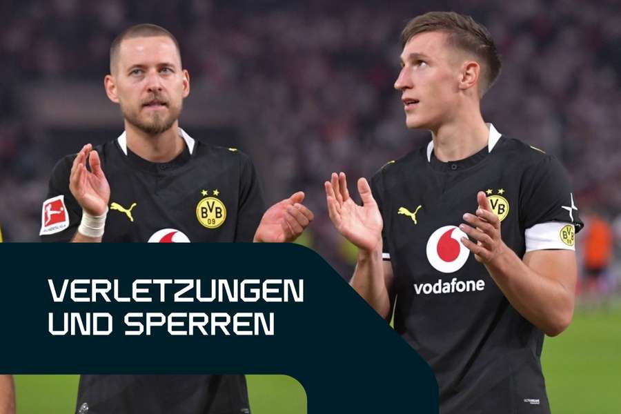 Bundesliga 5. Spieltag: Aufstellungen, Verletzungen und Sperren in der Übersicht Bundesliga 5. Spieltag: Aufstellungen, Verletzungen und Sperren in der Übersicht