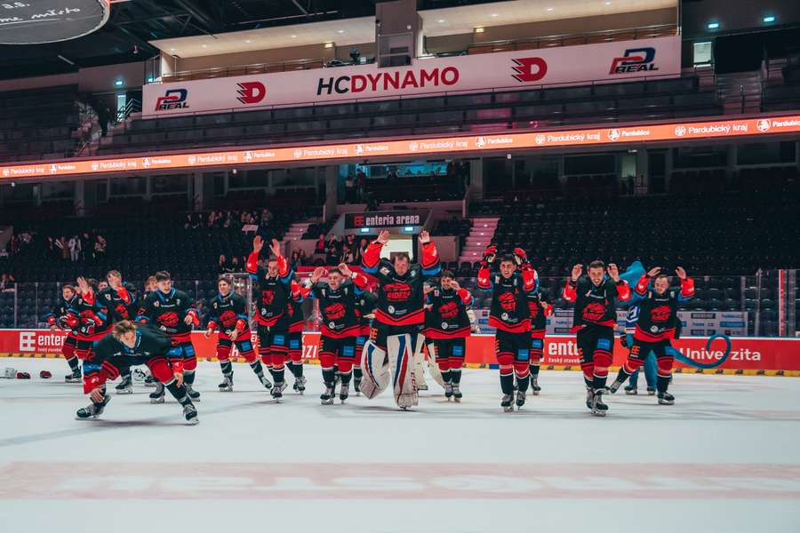 Pardubice se mohly radovat po triumfu nad rivalem z Hradce.