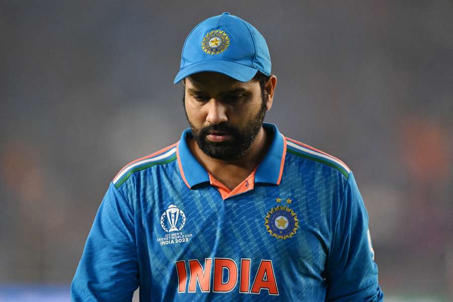 India captain Rohit Sharma during the World Cup final