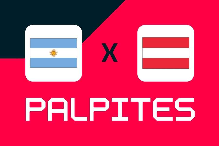Argentina x Áustria ocorre nesta segunda (22), às 14 horas, em Dallas. Argentina x Áustria ocorre nesta segunda (22), às 14 horas, em Dallas.