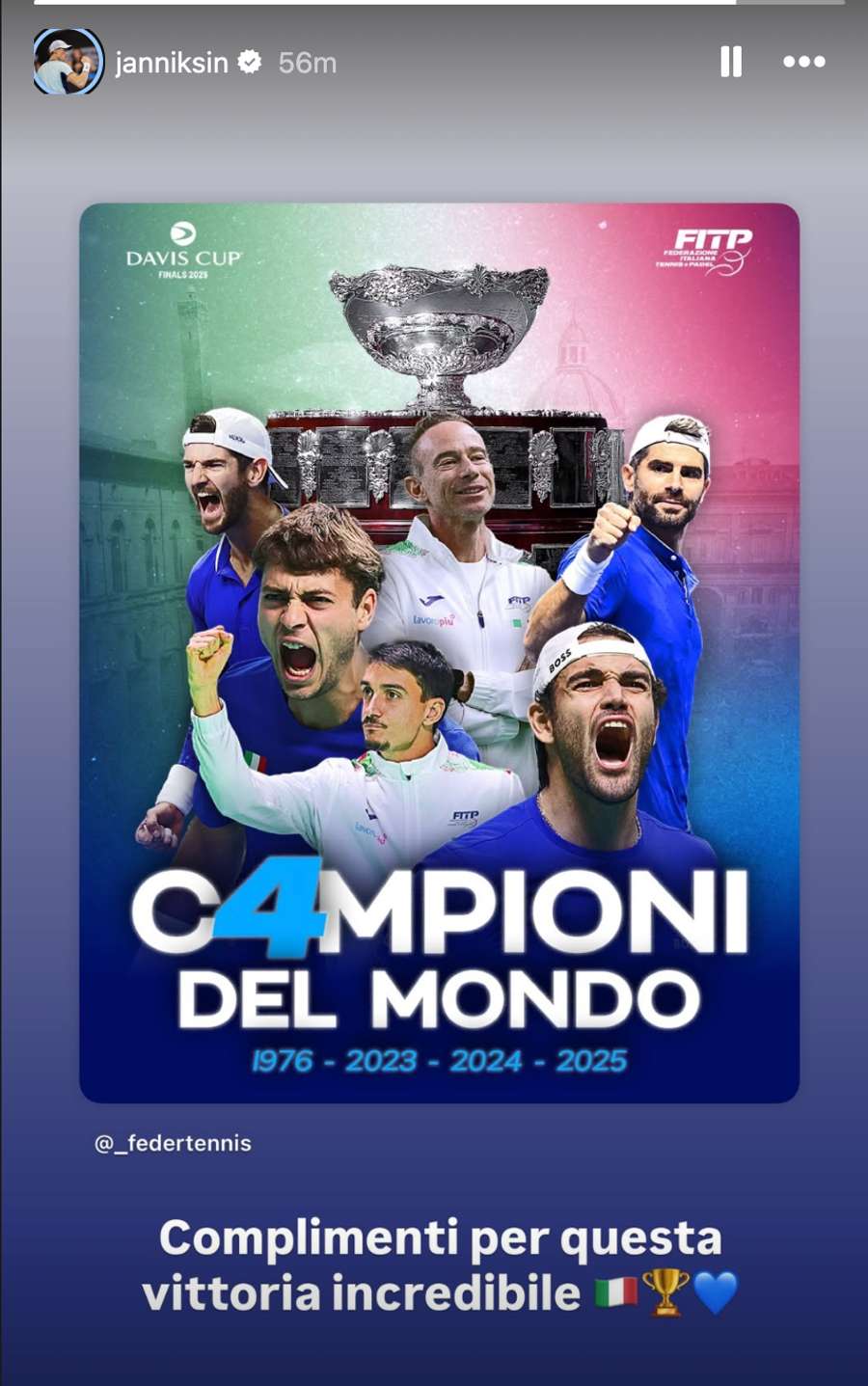 La story di Sinner La story di Sinner