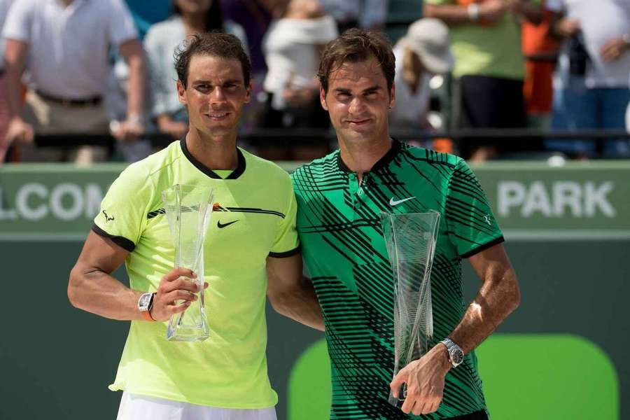 Federer po boku Nadala.