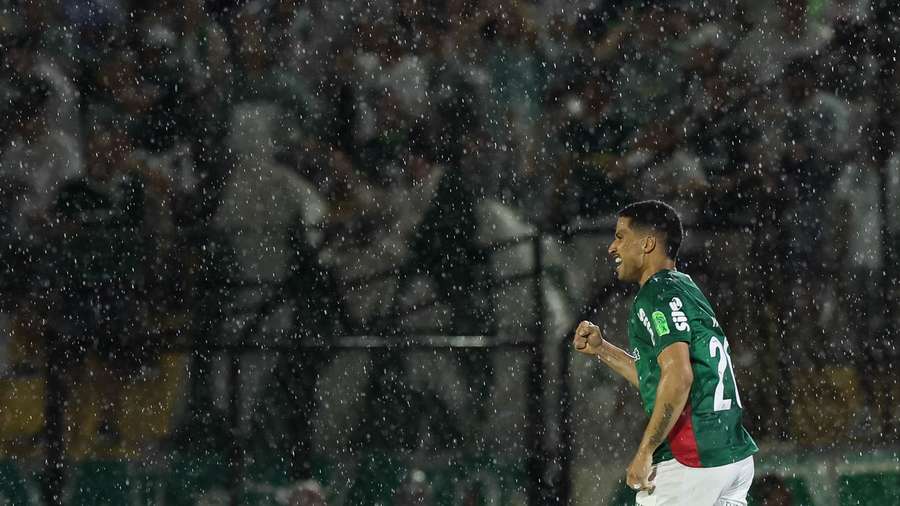 Murilo, do Palmeiras, abriu o placar em Novo Horizonte Murilo, do Palmeiras, abriu o placar em Novo Horizonte