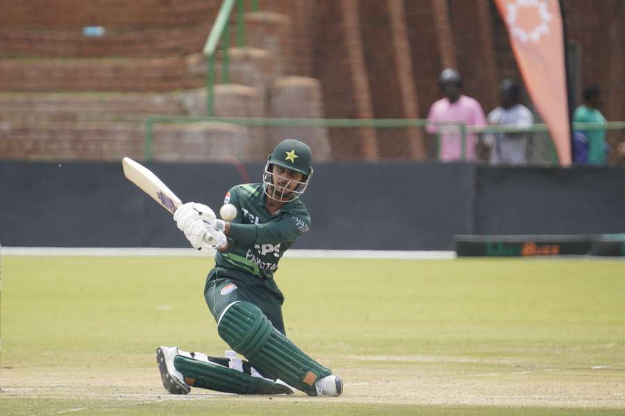 Saim Ayub brought up his first ODI ton in 53 balls