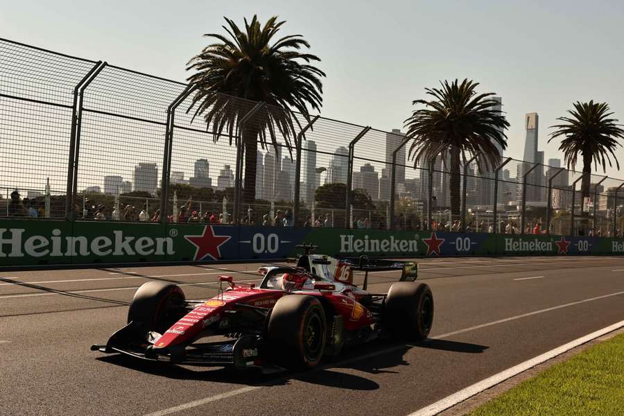 Leclerc in action in Australia