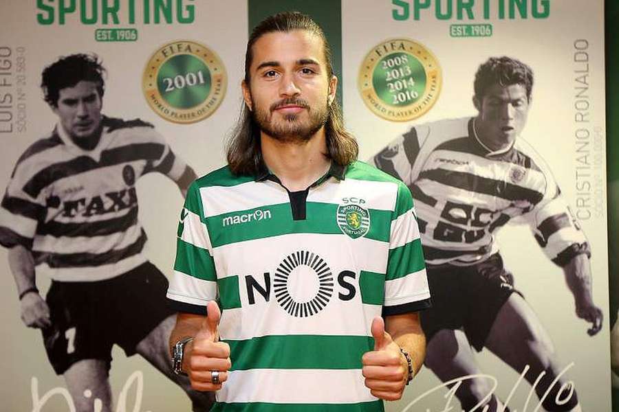 Mattheus Oliveira assinou pelo Sporting em 2017 Mattheus Oliveira assinou pelo Sporting em 2017