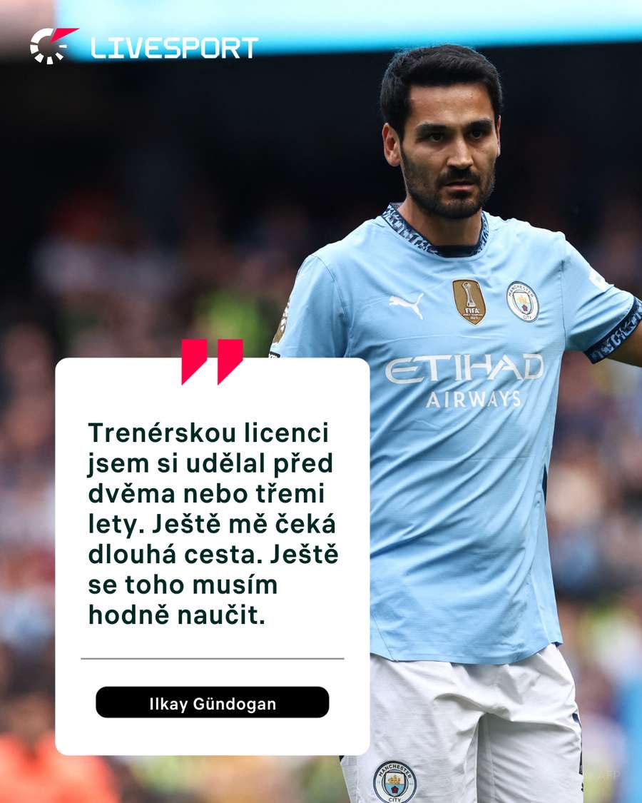 Gündogan by se rád stal trenérem.