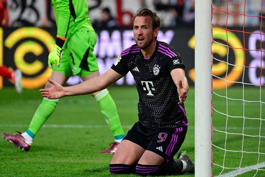 Harry Kane was bij Bayern München de maker van de tweede treffer