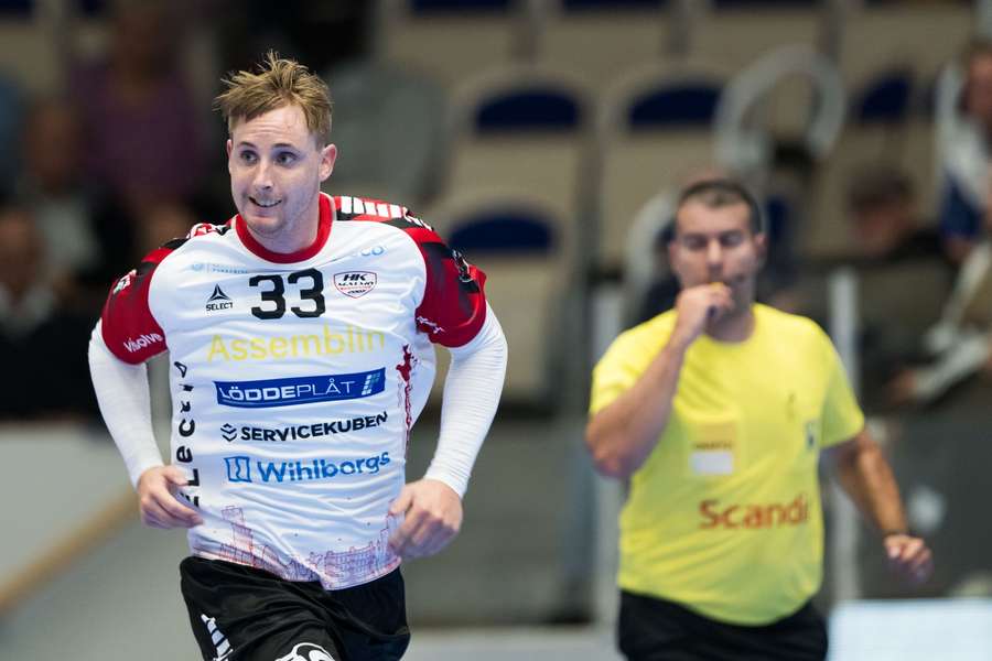 Isak Persson in action for KH Malmo