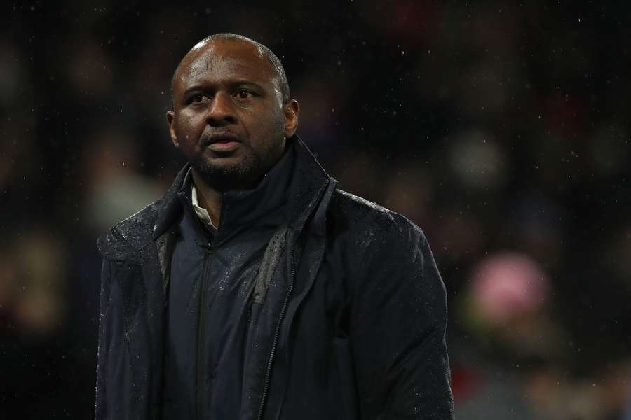 Patrick Vieira face à Manchester City le 11 mars dernier. 