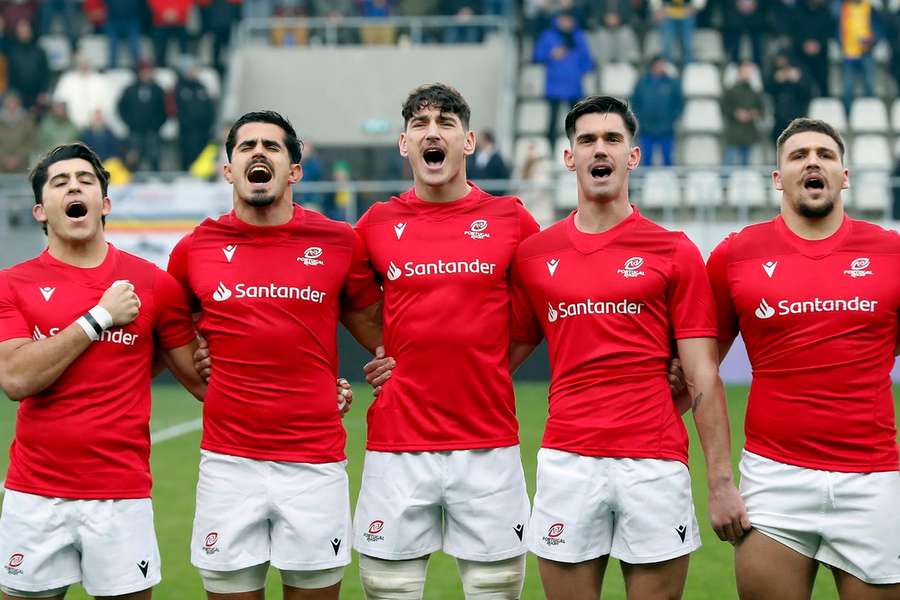 Seleção nacional de râguebi de Portugal na partida com a Roménia