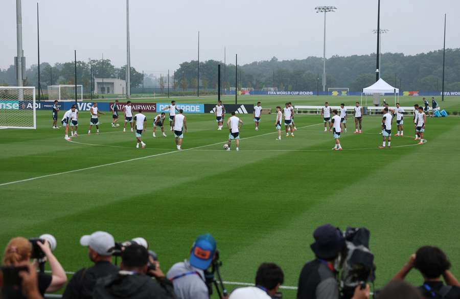 Treino da seleção argentina em Morristown Treino da seleção argentina em Morristown