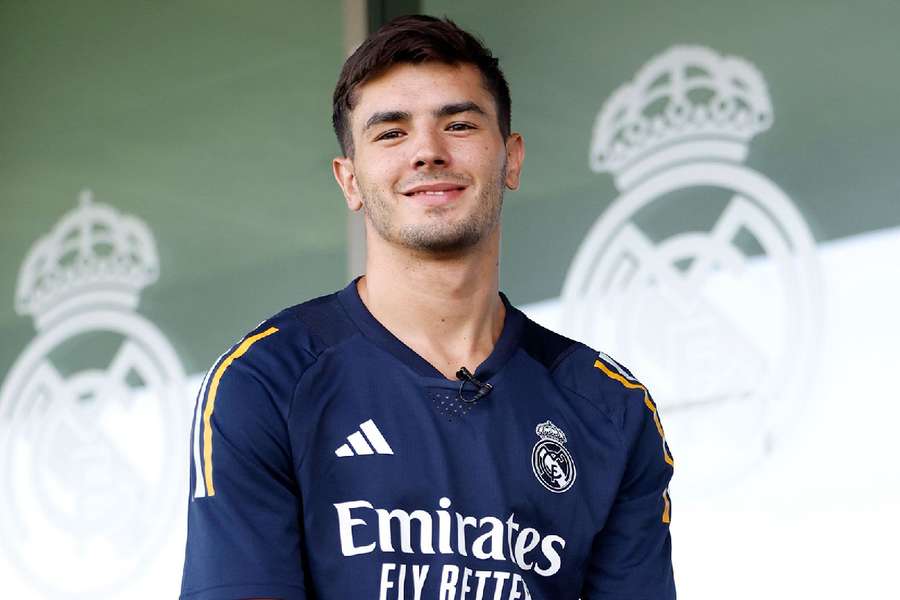 Brahim, feliz en su regreso al Real Madrid