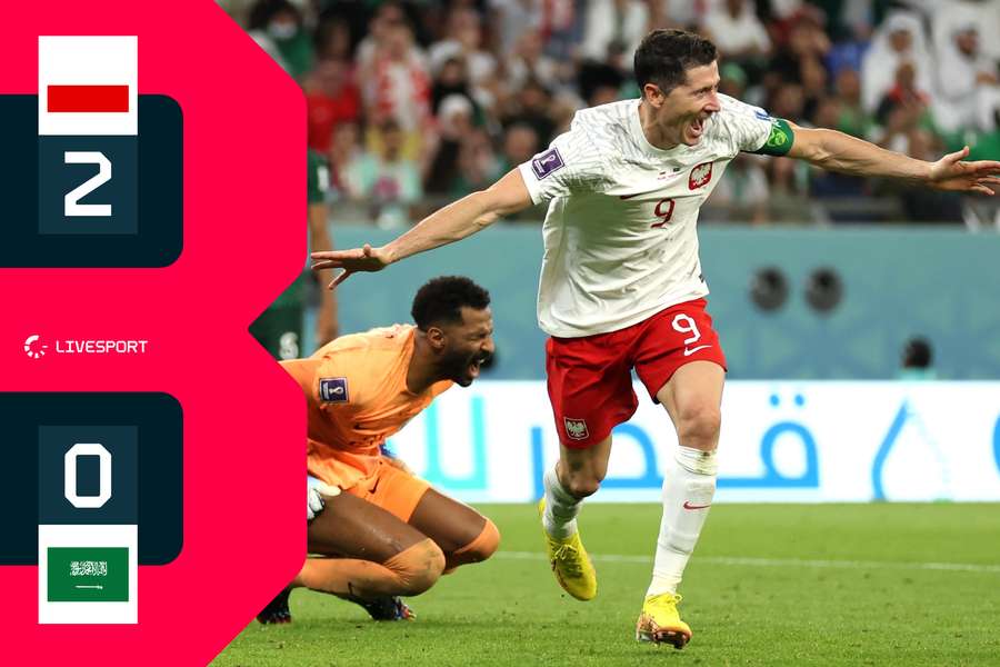 Polsko – Saúdská Arábie 2:0. Lewandowski na MS poprvé skóroval a přiblížil Orly osmifinále