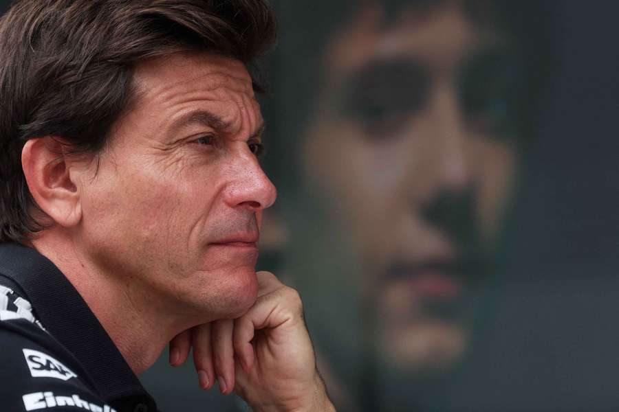 Toto Wolff watches on in Malaysia Toto Wolff watches on in Malaysia