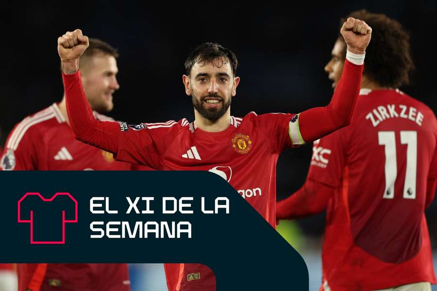 Bruno Fernandes llevó al Manchester a la victoria contra el Leicester