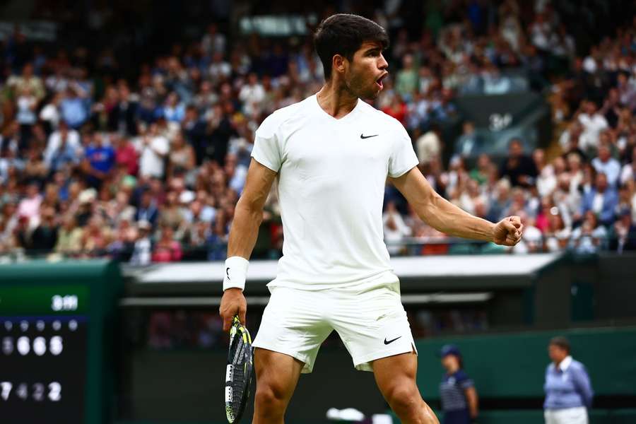 Alcaraz fought back from dropping the first set in his quarter-final win