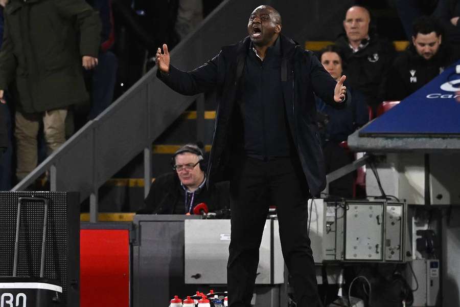 Patrick Vieira le 4 janvier durant le match face à Tottenham.