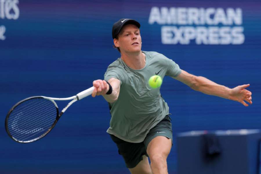 Sinner in first round action at US Open 